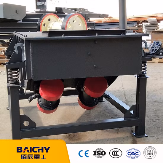 Небольшой портативный линейный вибрационный сито Цена машины